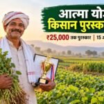 आत्मा योजना किसान पुरस्कार 2026: प्रगतिशील किसानों को ₹25,000 तक पुरस्कार, 15 अक्टूबर आवेदन की अंतिम तारीख